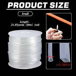 1 rollo de tubo termorretráctil de PE&nbsp;DIY-BC0017-67A-02