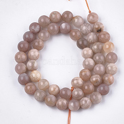 Natürliche sunstone Perlen Stränge&nbsp;G-S333-8mm-038