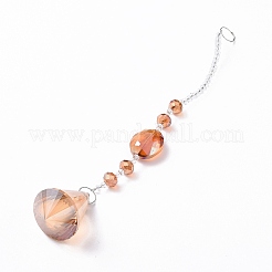 Kristalltropfenperlen Wandbehang Dekoration Anhänger Dekoration&nbsp;LS-HJEW-G019-01F