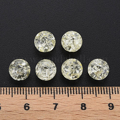 Perles en acrylique transparentes craquelées&nbsp;MACR-S373-66-N01
