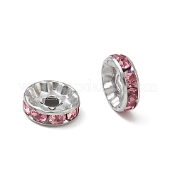 Perles d'espacement en strass en acier inoxydable 304&nbsp;RB-CBA18B7-01P-15