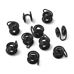 Orecchini a polsino con cuscinetto a spirale in acciaio inossidabile 304&nbsp;KK-WH0051-27EB