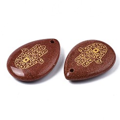 Synthetischen Goldstone-Anhänger&nbsp;G-T122-73J