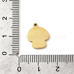 304 Edelstahl-Emaille-Anhänger&nbsp;STAS-I335-03G-04