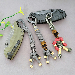 24 Stück 2 Farben Legierung EDC europäischen Perlen&nbsp;FIND-FG0005-48