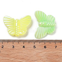 Placcatura uv perline acriliche iridescenti arcobaleno&nbsp;OACR-F009-03