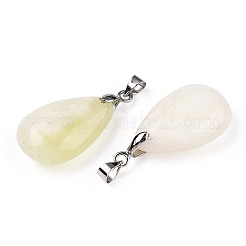 Nouveaux pendentifs en jade naturel&nbsp;X-G-S243-29