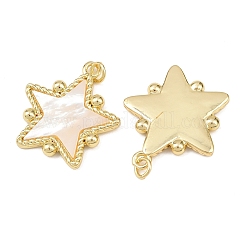 Colgantes de estrella de concha natural&nbsp;X-KK-L251-43G-02