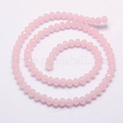 Chapelets de perle en verre imitation jade&nbsp;GLAA-F001-3x2mm-27
