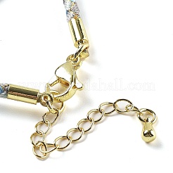 Fabrication de colliers tressés en cordon polyester&nbsp;MAK-L043-03G-03