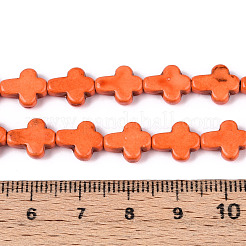 Kunsttürkisfarbenen Perlen Stränge&nbsp;G-N352-06