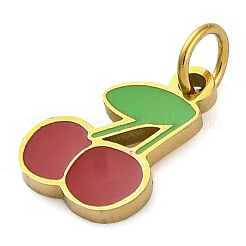Ionenplattierung (IP) 304 Edelstahl Emaille Charms&nbsp;STAS-Z104-02G-02