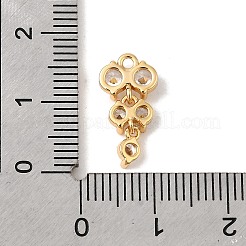Pendentifs avec zircon cubiques à micro-pavés en laiton&nbsp;KK-P340-53G