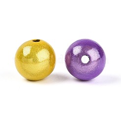 Sprühen gemalte Acrylperlen-Spitzlackiert&nbsp;MACR-Q154-12mm-01M-01