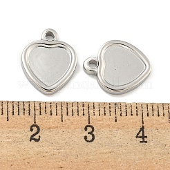 Cabochon pendenti in acciaio inossidabile 304 anti-ossidazione&nbsp;STAS-P365-11P