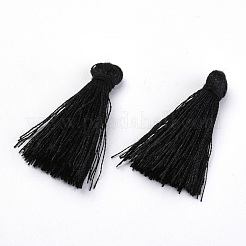 Décorations de pendentif pompon en polyester&nbsp;FIND-S260-A22