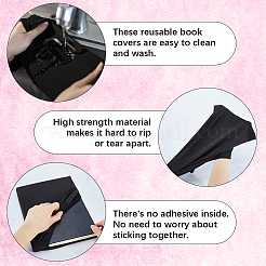 3 funda de tela elástica para libros&nbsp;DIY-CP0007-42C