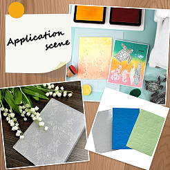 Prägefolder-Vorlagen aus PP-Kunststoff&nbsp;DIY-WH20048-050A