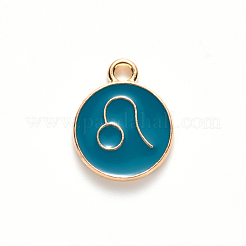 Pendentifs d'émail en alliage&nbsp;X-ENAM-S124-01B-05G