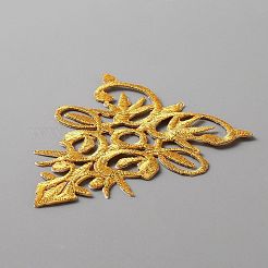 Polyester-Kleidungsflicken mit Blumenmuster&nbsp;PATC-WH0005-09A-01