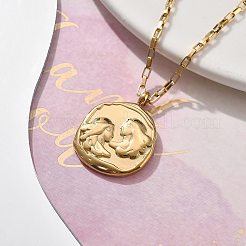 Collane con ciondolo a forma di costellazione in acciaio inossidabile 304&nbsp;LS-NJEW-K392-01G-03