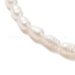 Naturperlen-Reisperlen-Stretch-Armband für Damen&nbsp;BJEW-JB09314