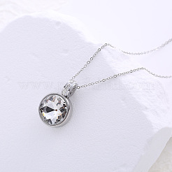 Collier minimaliste à double anneau en zircon Amie Lunbi&nbsp;UI2197