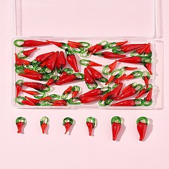 60pcs 3 Arten handgemachte Bunte Malerei-Anhänger&nbsp;LAMP-FS0001-45