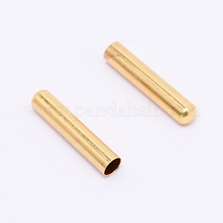 Embouts de cordon en laiton  &nbsp;AJEW-WH0129-13G