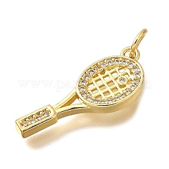 Ottone micro spianare pendenti zirconi&nbsp;KK-Z125-12G