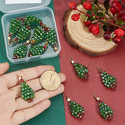 Pendenti in vetro placcato 12 pz&nbsp;FIND-BBC0004-82