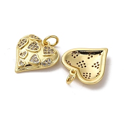 Colgante micropavé cubic zirconia de latón&nbsp;KK-P308-11G