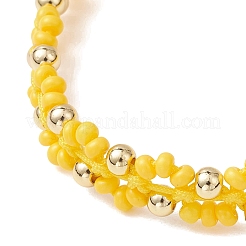 Glas geflochtenen Perlen Armbänder&nbsp;BJEW-MZ00304-01