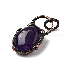 Pendentifs en améthyste naturelle&nbsp;G-B149-08R-01