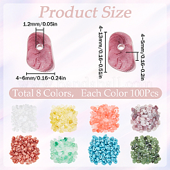 800pcs 8 Farben Acrylperlen&nbsp;OACR-SC0001-31