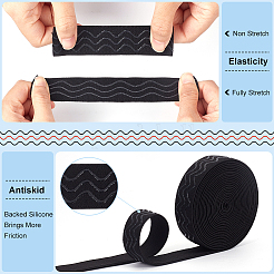 Bande élastique plate antidérapante en nylon&nbsp;OCOR-BC0005-90