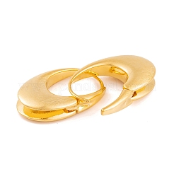 Orecchini a cerchio ovali in ottone da donna&nbsp;EJEW-G391-09G