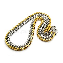 Colliers à maillons cubains en acier inoxydable 304 à la mode&nbsp;STAS-A028-N065
