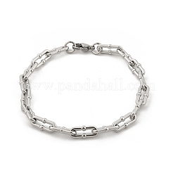 Bracelets à chaîne trombone en acier inoxydable 304 pour femmes et hommes&nbsp;BJEW-F488-58P