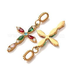 Colgantes de rhinestone de acero inoxidable 304&nbsp;RB-CBA5CCB-05B-G