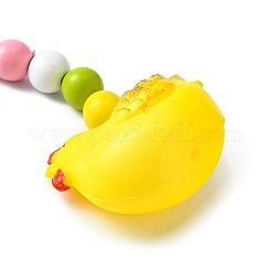 Decoraciones colgantes de gallina de plástico con tema de pascua&nbsp;HJEW-TAC0013-15C