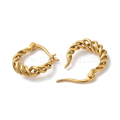 Orecchini a cerchio in ottone&nbsp;EJEW-M261-01G-02-1