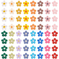 80 stücke 16 arten blume computerized stickerei tuch eisen auf patches&nbsp;PATC-TA0001-14
