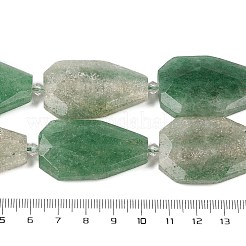 Verde naturale quarzo fragola fili di perline&nbsp;G-P548-B11-01