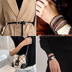 Cordon plat simili cuir 4.75~5m&nbsp;LC-GF0001-03B