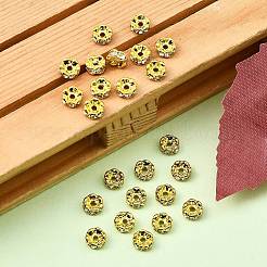 Messing Strass Zwischen perlen&nbsp;RB-A014-L5mm-01G-NF