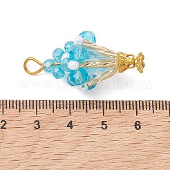 Pendentifs en verre&nbsp;PALLOY-MZ01302-01