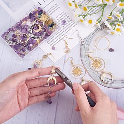 Kit fai da te per orecchini luna e stella&nbsp;DIY-SZ0009-32