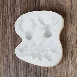Double Christmas Deer DIY Candlestick Silikonformen&nbsp;LS-SIMO-B002-04