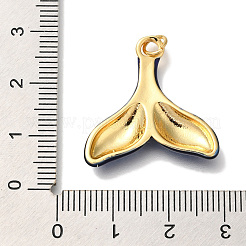 Emaille-Anhänger aus Messing mit Gestellbeschichtung&nbsp;KK-I720-24G-02